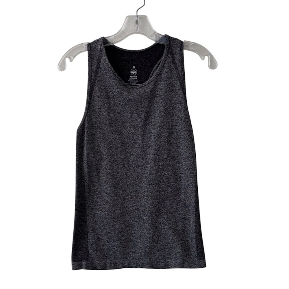 Senita Black & Gray Space Dye Tank Top